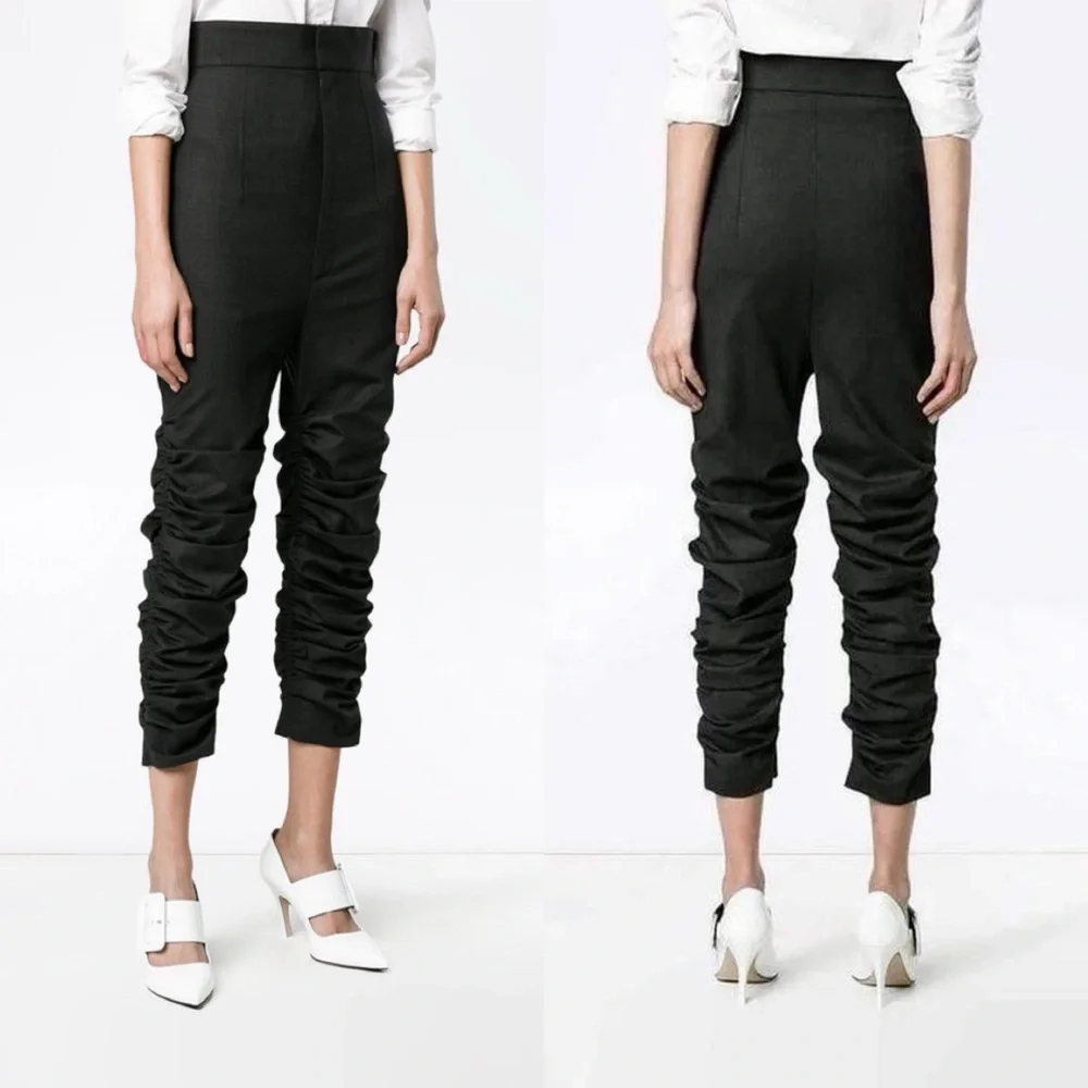 New! JACQUEMUS • Le Corsaire Fronce Trouser Pants in Dark Grey - Picture 2 of 16